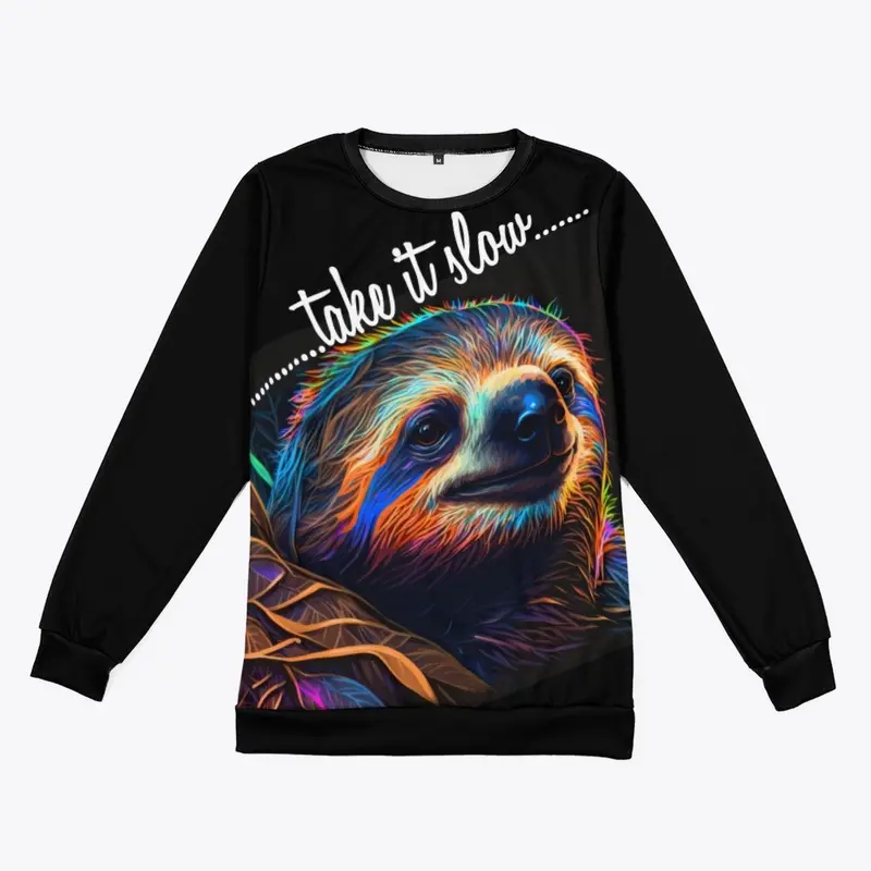 Psychedelic Sloth Sweater